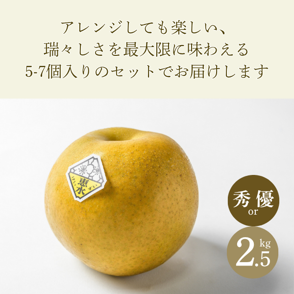 ＼シーズン終了間際の特価でご提供／恵水梨【茨城県オリジナル品種】の商品画像 7