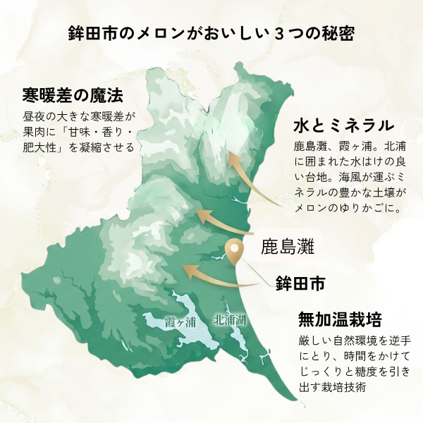 イバラキングメロン 特大サイズ 〜日本一のメロン産地・茨城県オリジナル品種〜の商品画像 10